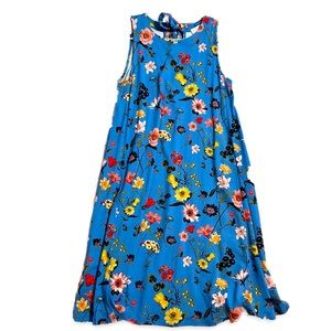 Loft • NWOT Blue Floral Dress